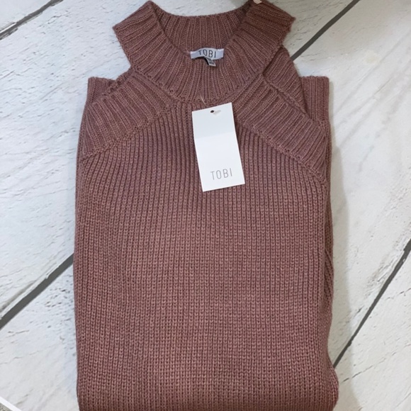 TOBI ROSE KNIT SWEATER DRESS Size S NWT - Picture 7 of 7